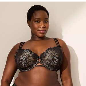 Cacique Lace Lightly Lined Balconette Bra